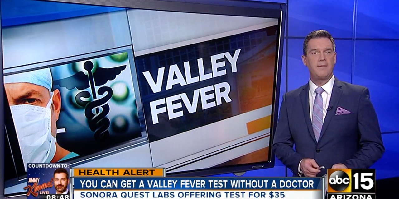ABC15 Covers Valley Fever Testing Available Through My Lab ReQuest