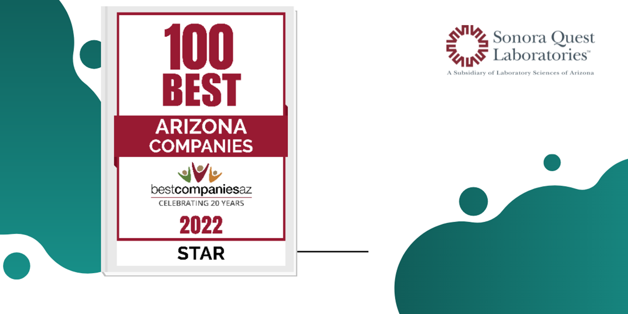 Sonora Quest Named 100 Best Arizona Companies in 2022 by BestCompaniesAZ