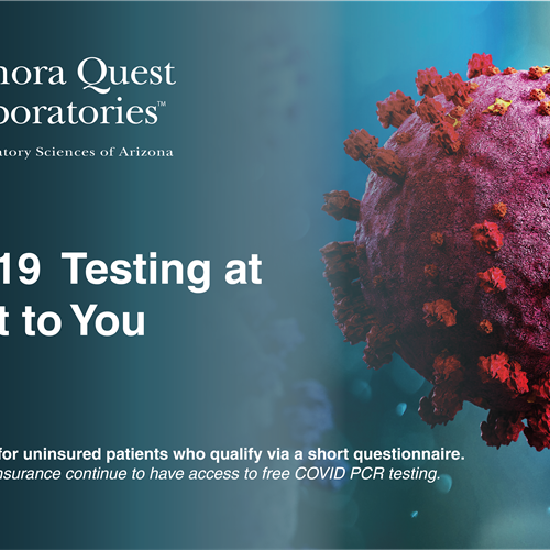 Sonora Quest Laboratories Offers Free COVID-19 PCR Testing to Uninsured Arizonans